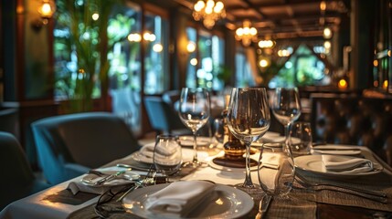 Exquisite Dining Experience: Fine Cuisine, Luxury Setting, and Spectacular Views