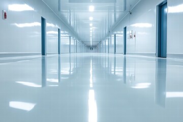 Sterile Hospital Corridor