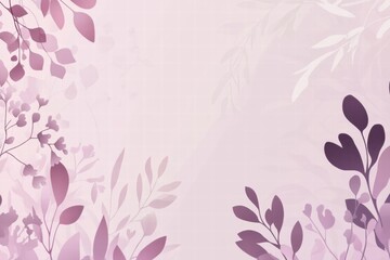 Pastel Purple Floral Background