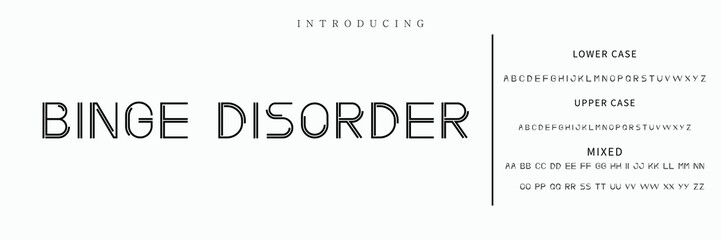 Creative font. Modern abstract digital tech font. Logo creative font, type, technology, movie, digital, music, movie. Fonts and illustration in vector format.