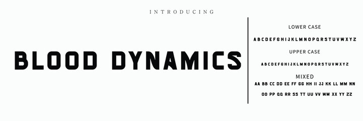 Creative font. Modern abstract digital tech font. Logo creative font, type, technology, movie, digital, music, movie. Fonts and illustration in vector format.