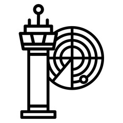 Air Traffic Control Icon