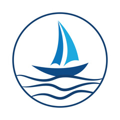 boat isolated on white background