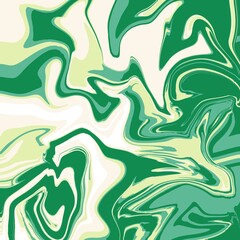 Natural green background, exploration of calming abstract marble patterns depicting dominant colors that give a fresh and natural impression