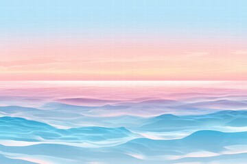 Pastel Ocean Sunset