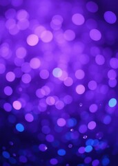 bokeh blue of  Ai generated purple glitter bokeh unfocused shimmer violet and blue sparkle crystal droplets sequins  abstract bokeh light background bright 