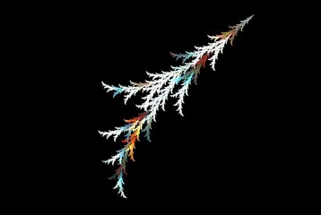 Obraz premium Computer generated fractal pattern and shape