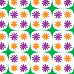 Seamless floral flower pattern design. EPS vector file 