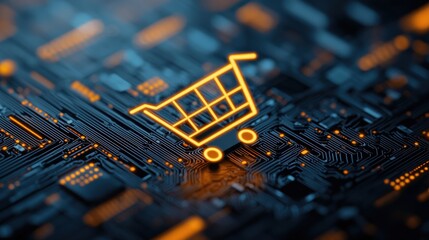 Digital shopping cart transactions in online retail environments