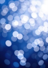 bokeh blue of  Graphic background with white glowing bokeh on blue background  abstract bokeh light background bright 