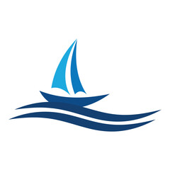 boat isolated on white background