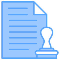 Obraz premium Legal Document Icon