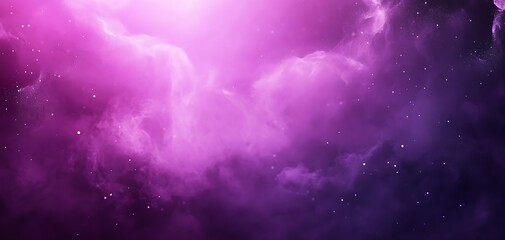 Pink and purple nebula cosmic space background.