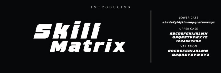 Minimal modern logo alphabet fonts. Typography minimalist urban sana serif digital fashion future creative logos fonts. vector illustration