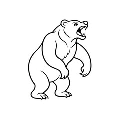 polar bear vector illustration