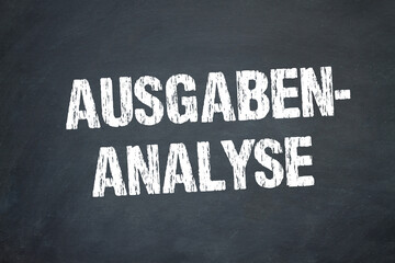 Ausgabenanalyse	

