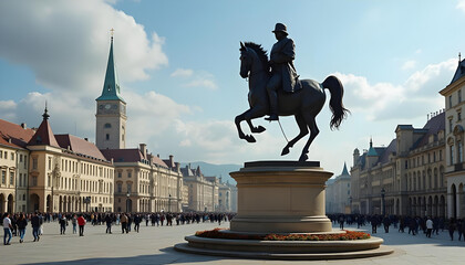 statue of charles iv city