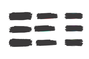 Brush stock silhouette