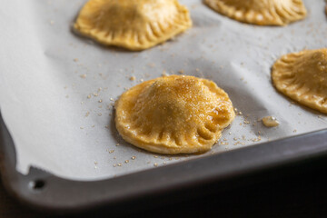 Raw Cream Cheese Puff Pastry with Blueberries - Ready to Bake