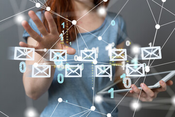 mail communication support contact concept service