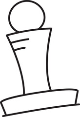 Chess Doodle Illustration
