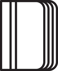 Book Line Icon
