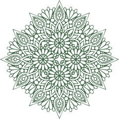 Beautiful flower art and mandala vector design