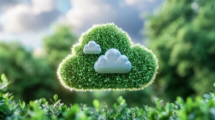 Green Cloud Computing Eco Friendly Data Storage Nature Technology