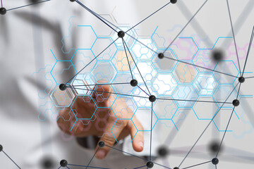 Protect Cloud Information Data Concept..