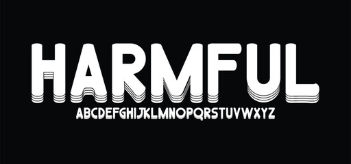 Technology typography alphabet fonts with bold style. Vector illustration and tech font. Abstract minimal modern sport, simple, fashion, digital, future creative alphabet font.
