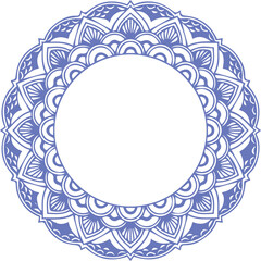 Beautiful flower art and mandala vector design