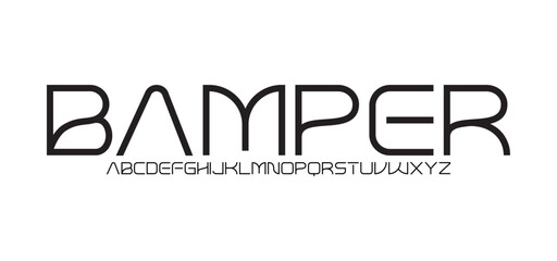 Minimal modern alphabet fonts. Typography minimalist urban digital fashion future creative logo font. vector illustration
