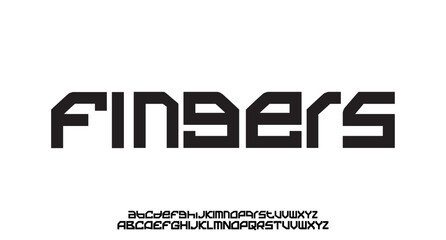 Modern abstract digital tech font. Logo creative font, type, technology, movie, digital, music, movie. Font and illustration in vector format.
