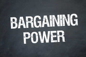 Obraz premium Bargaining Power 