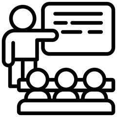 Obraz premium Training Icon