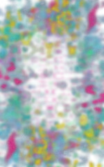 An abstract transparent psychedelic wavy vignette border design element.