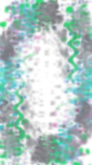 An abstract transparent psychedelic wavy vignette border design element.