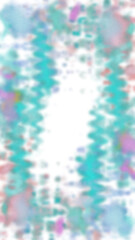An abstract transparent psychedelic wavy vignette border design element.