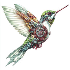 Obraz premium Hummingbird illustration