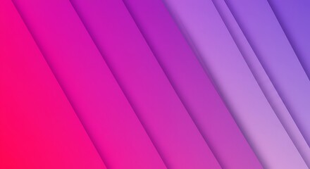 Fototapeta premium Vibrant pink purple gradient diagonal stripes background with smooth texture, concept for graphic design, digital art and modern technology
