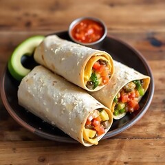 Beautiful Picture of Delicious Burrito