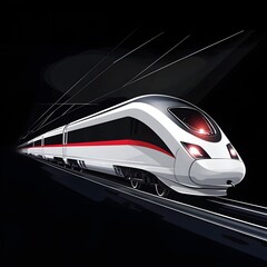 fast moving fast train