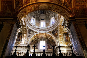 Fototapeta premium La cappella Sistina nella Basilica di Santa Maria Maggiore. Roma, Italia