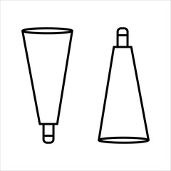 trumpet icon solid style element