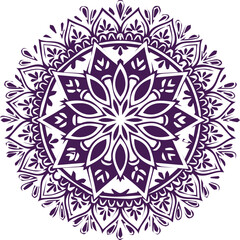 Beautiful flower art and mandala vector design