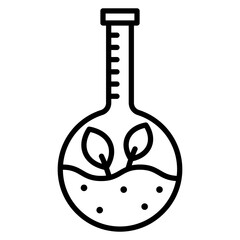 Plany Test Tube Icon
