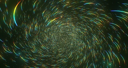 Fototapeta premium Abstract Spiral of Lights
