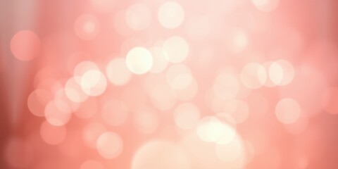 Soft Pink Bokeh Blur Background with Circular Lights and a Romantic, Dreamy Feel