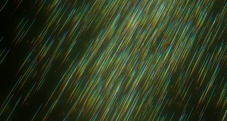 Abstract Green and Yellow Lines Background