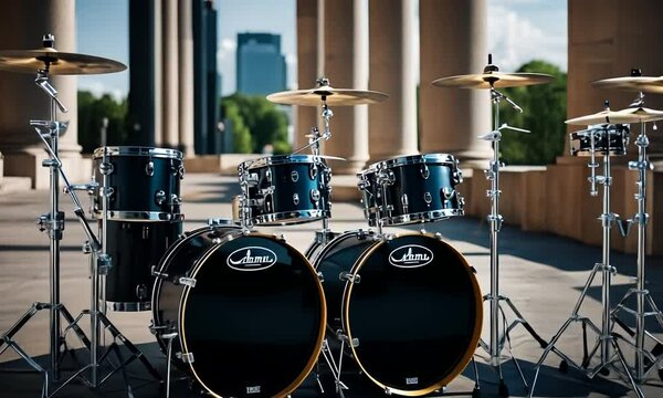 Drums on the street.